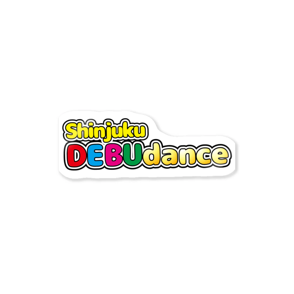 shinjuku DEBUdance💃エアデブダンス開催中のshinjuku DEBUdance公認グッズ ステッカー