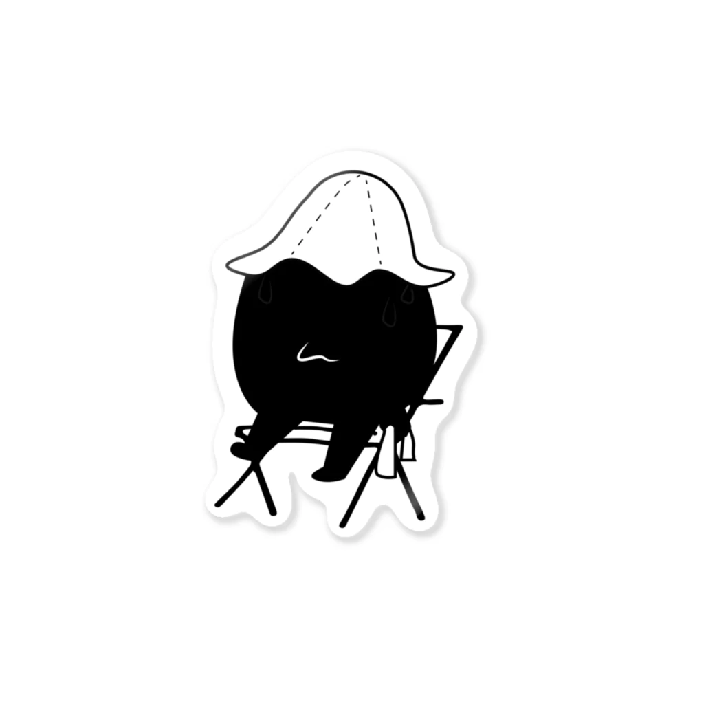 サウナで泣くOLのSAUNA_GAIKIYOKU Sticker