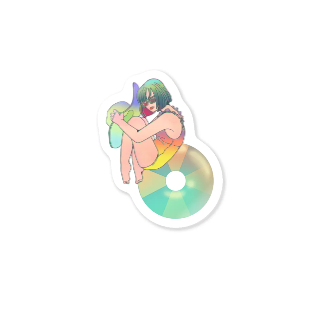 くじらの夏が来たりてギャルになる Sticker