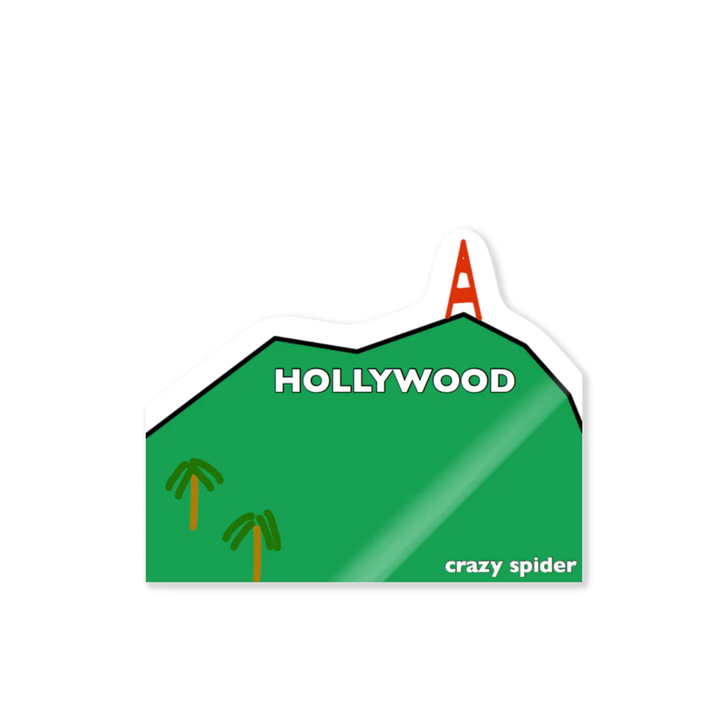 CRAZY SPIDER ROOMのHOLLYWOOD collection ステッカー