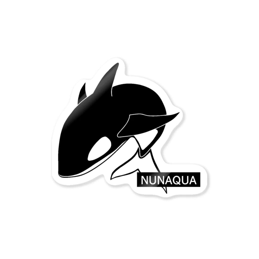 NUNAQUAのNUNAQUA（シャチ） ステッカー