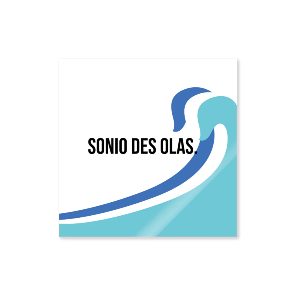 Sonio des olas.のSONIO DES OLAS. ▶︎▷ logo-products ステッカー