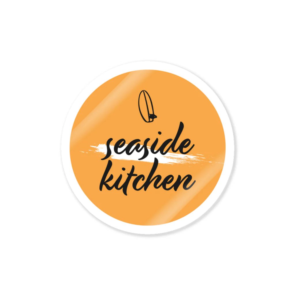 たつおと海子 公式ショップのSeasideKitchenステッカー Sticker