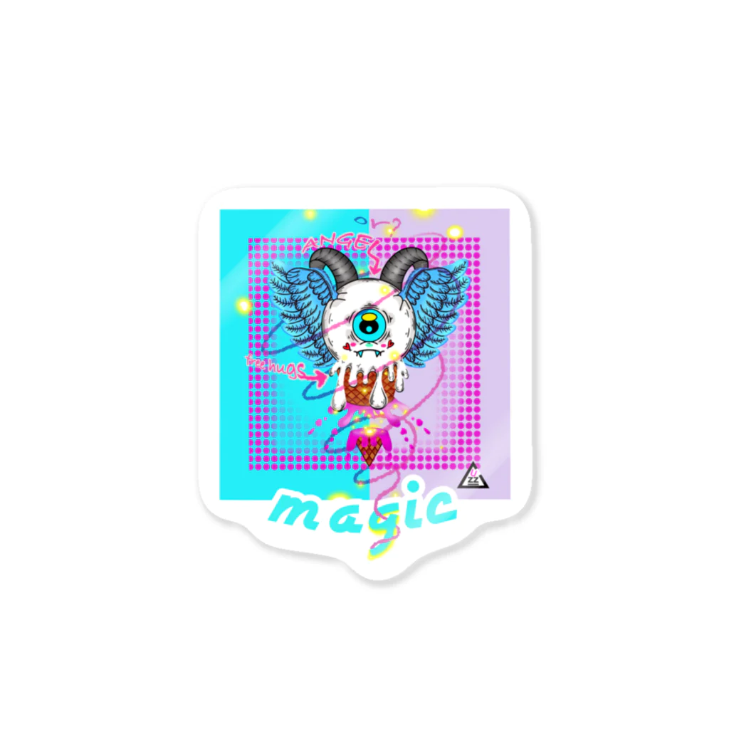 azzu_mameの★ICECREAM angel★ ステッカー