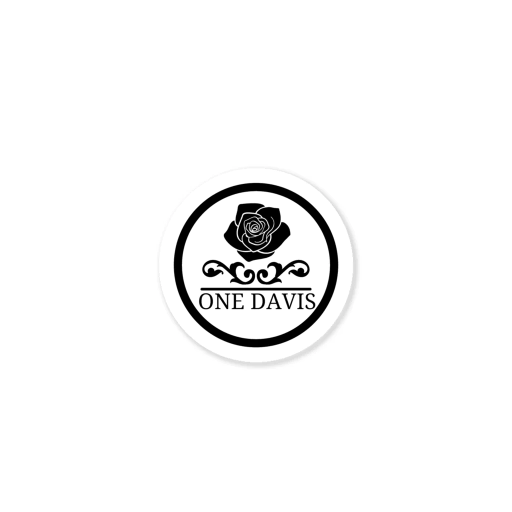 ONE DAVIS officialのONE DAVIS ステッカー Sticker
