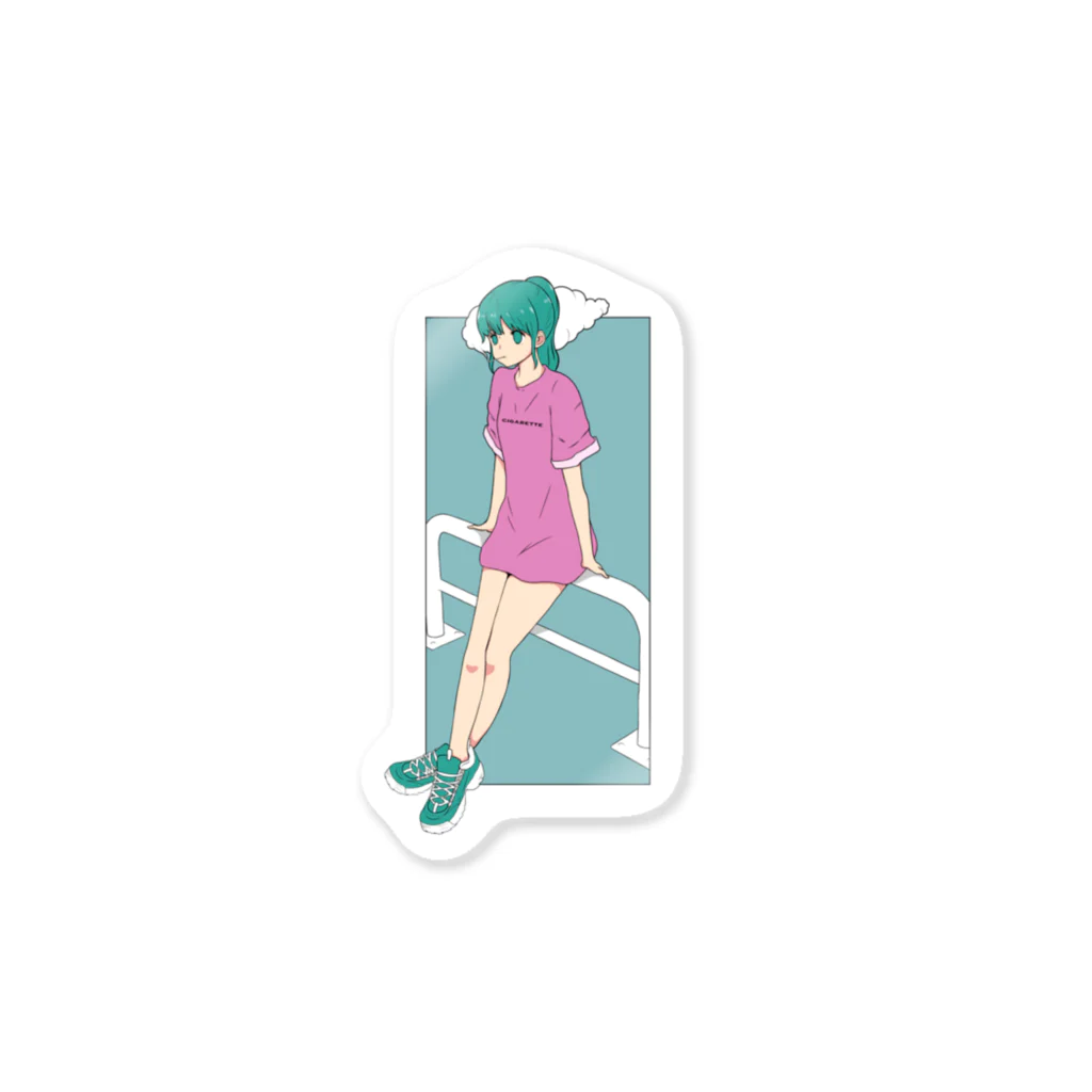 Rayのcigarette sticker ステッカー