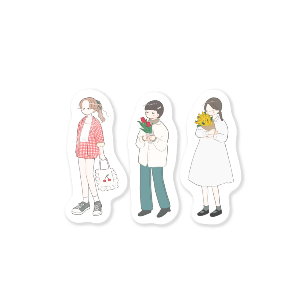 やしろみうのいろいろ女の子 Sticker