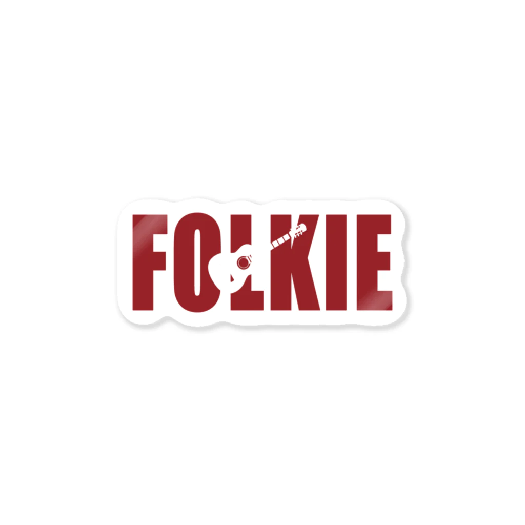 FOLKIEのFOLKIEロゴ Sticker