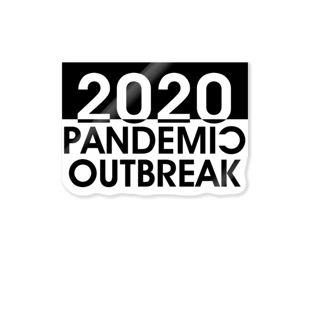 808 IOLANI CREATIONSのPANDEMIC2020 ステッカー