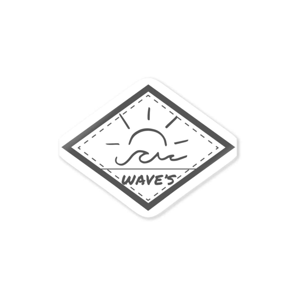 WAVE’SのWAVE’S ステッカー