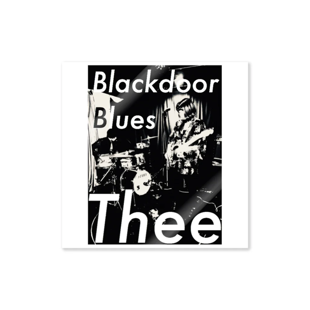 Thee BlackDoor Blues Web shopのDemo2アートワークステッカー Sticker