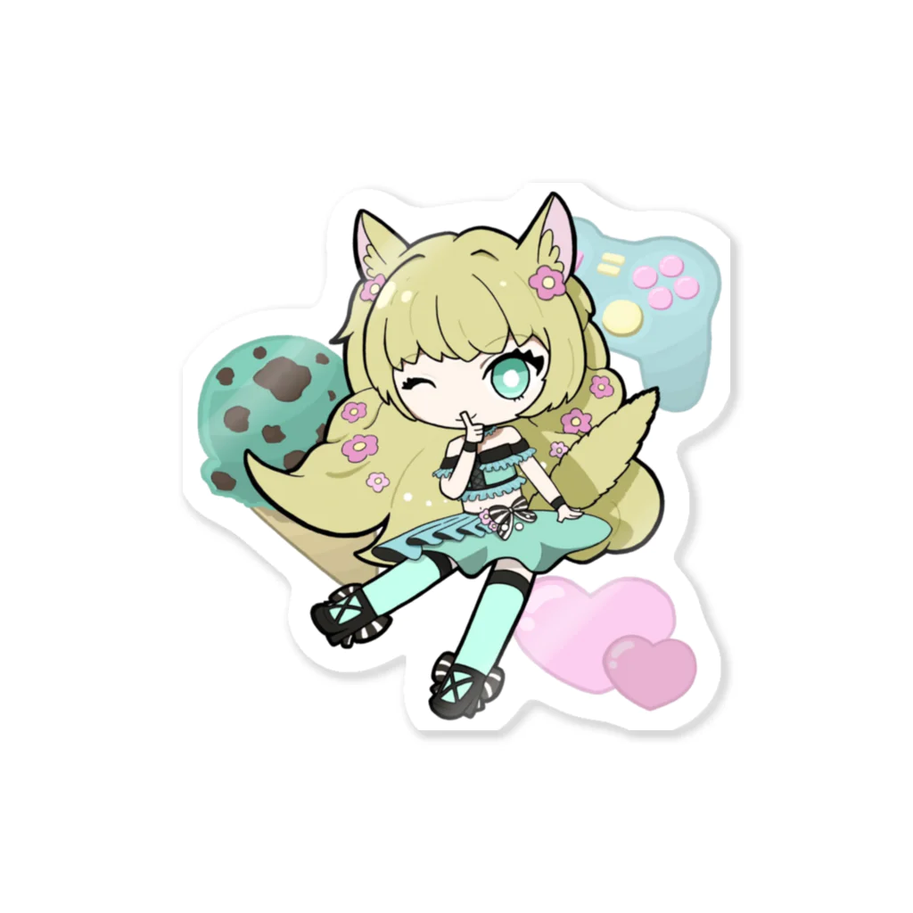 眠音そまり@Vライバーのミニそまり好きなもの詰め合わせ Sticker