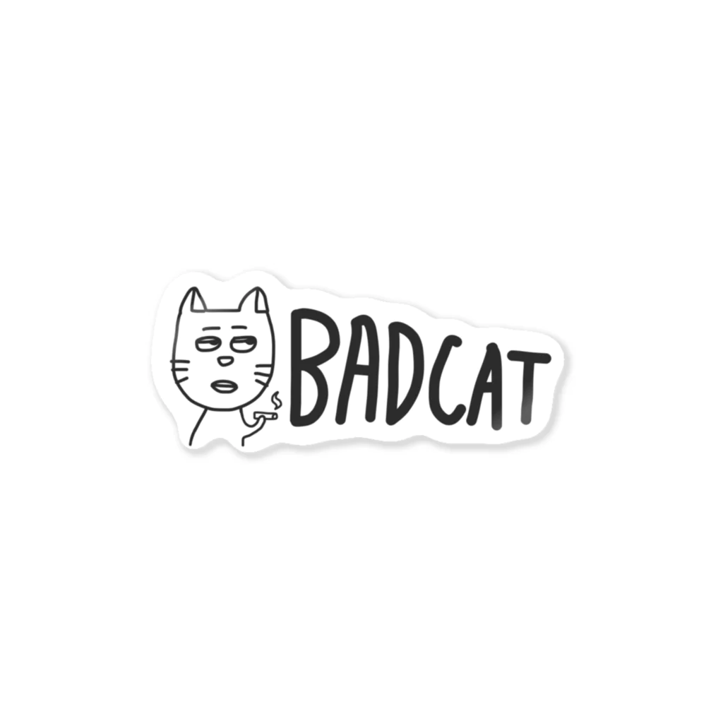 PretzelのBad cat ステッカー