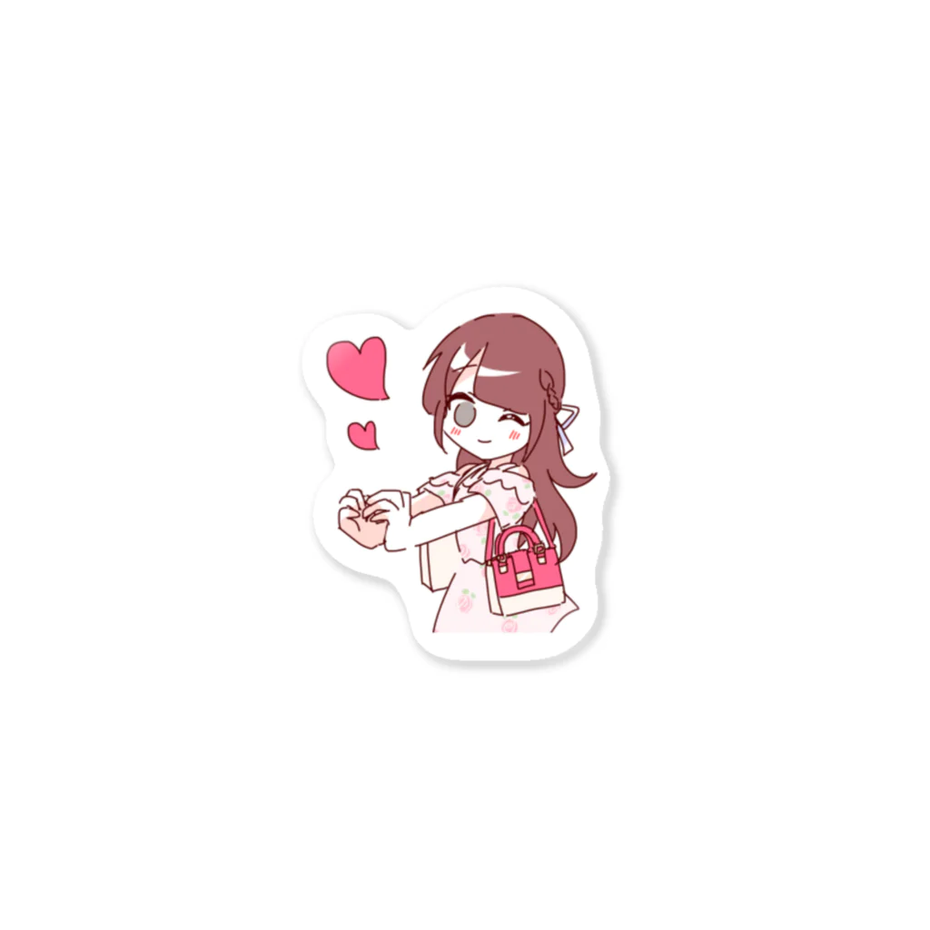 みねショのおててハートリアコちゃん Sticker