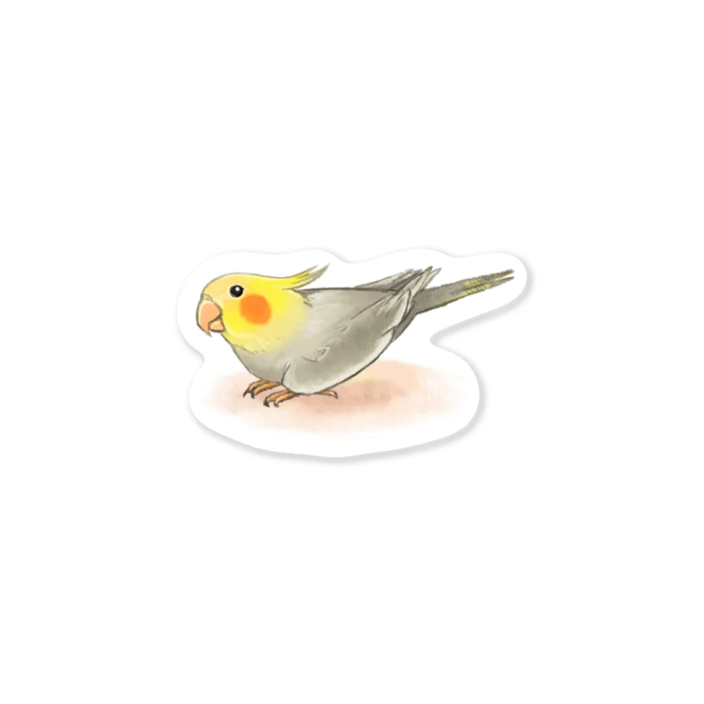 まめるりはことりのオカメインコ　レキ【まめるりはことり】 Sticker