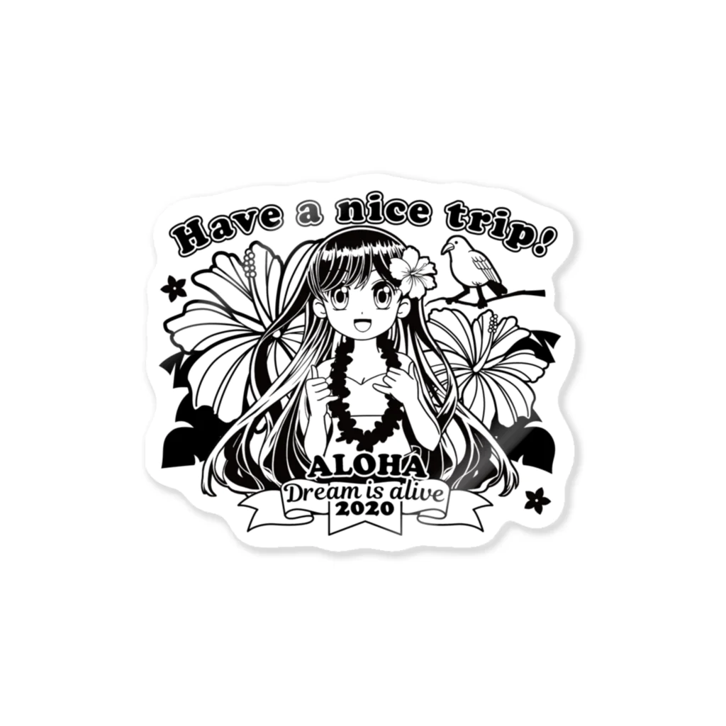 Dream is alive online shopのALOHA ステッカー