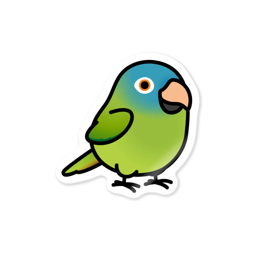 Cody the LovebirdのChubby Bird トガリオインコ Sticker