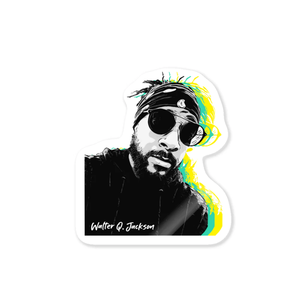 Walter Q JacksonのShades - Sticker ステッカー