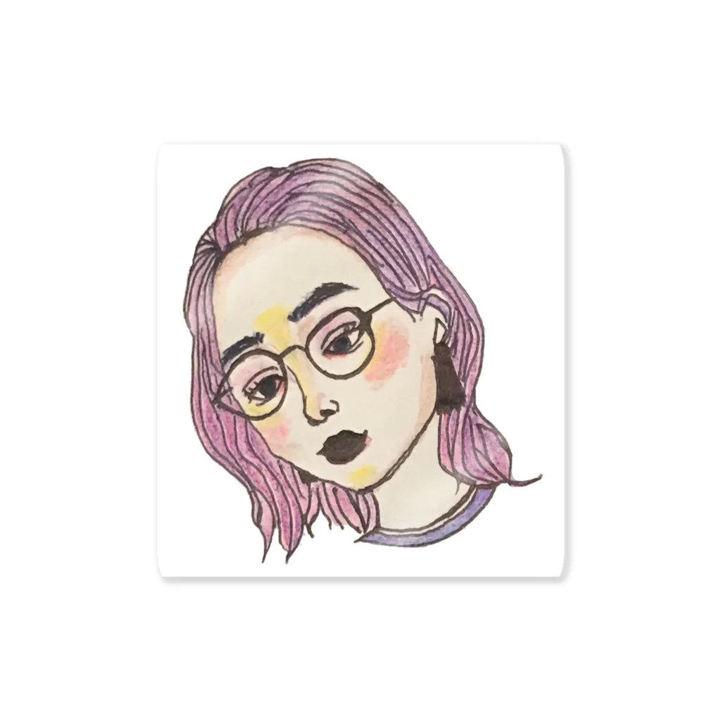 ぺんぎん。の女の子 Sticker