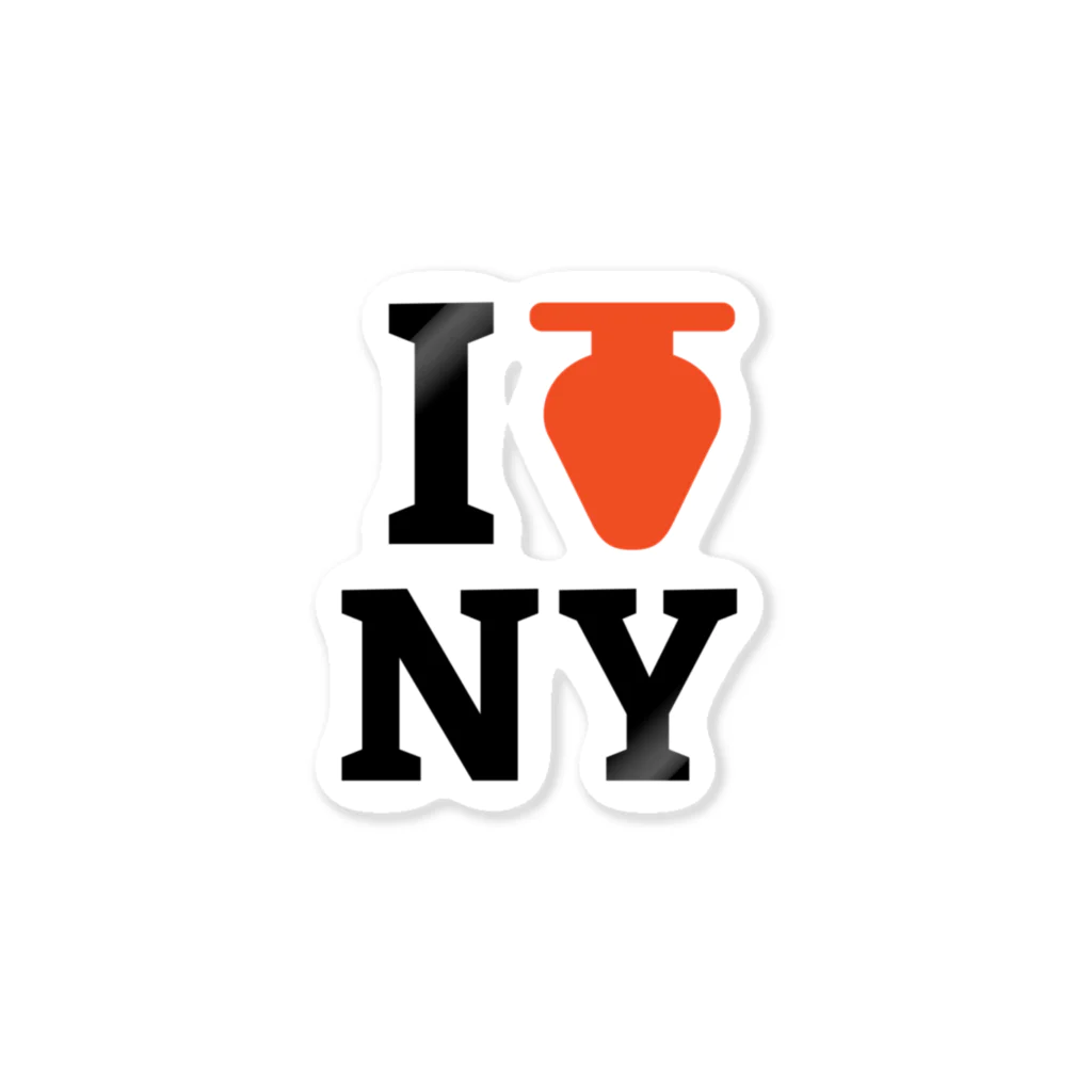 NOBODY754のI love NY Sticker