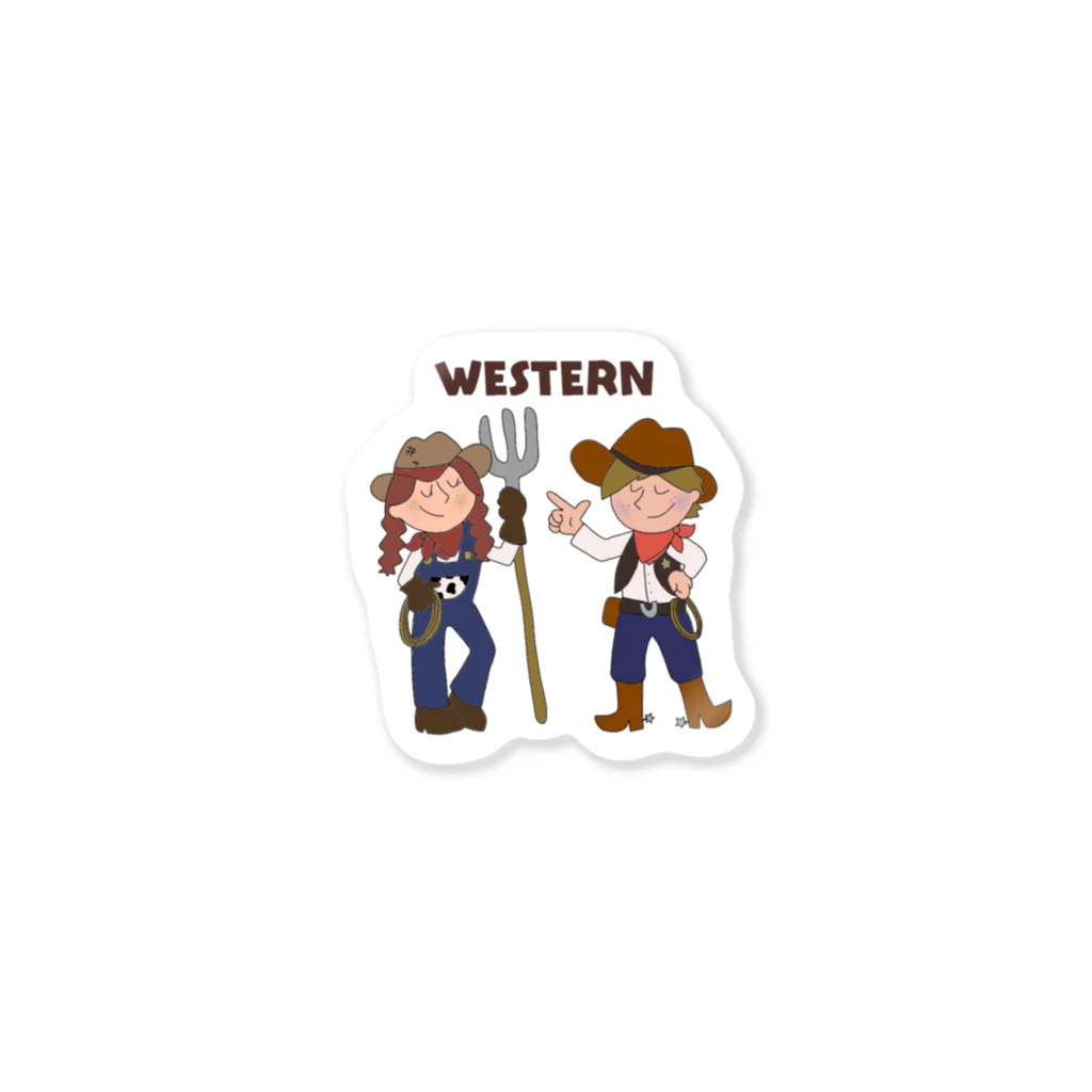 I<○αlα🐨のwestern brothers☆ ステッカー