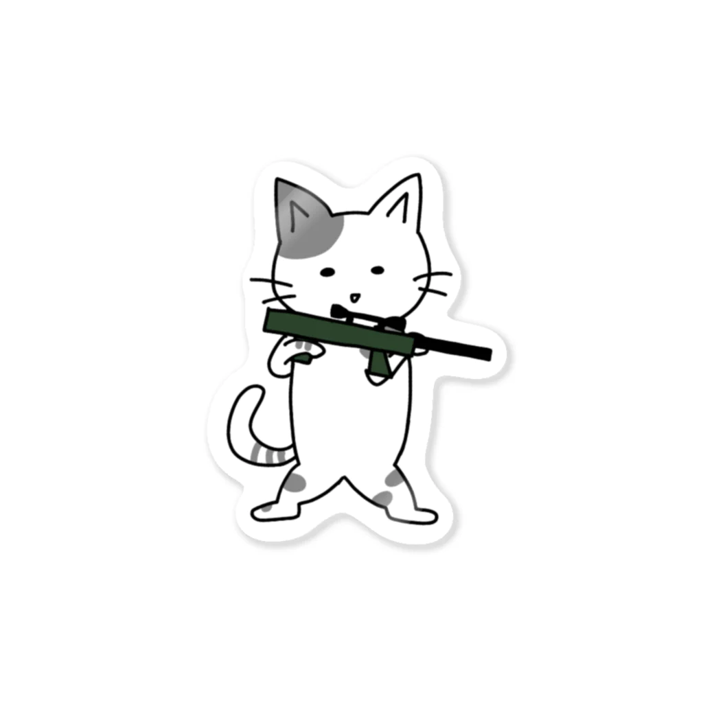 おなすびのゲーマーなネコちゃんに操作されてるネコ Sticker