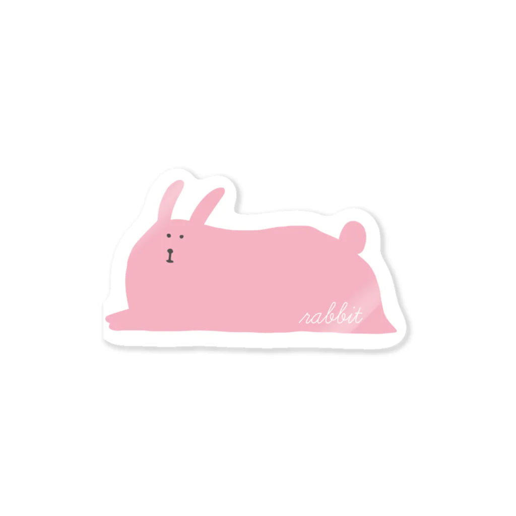 shiosonのしお村のゆるっとウサギ Sticker