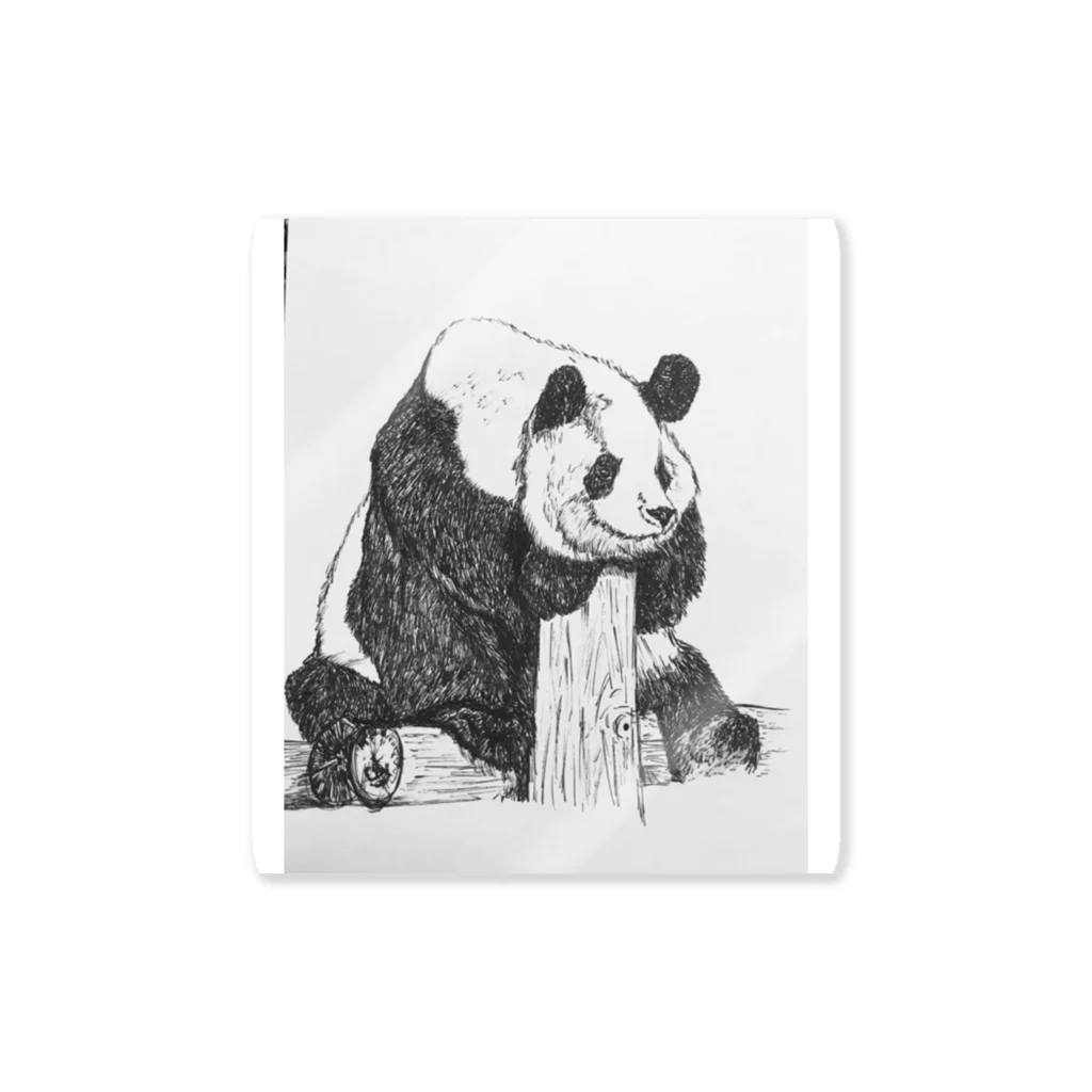 Kay Skedrawdle_art_shopのhonobono panda ステッカー