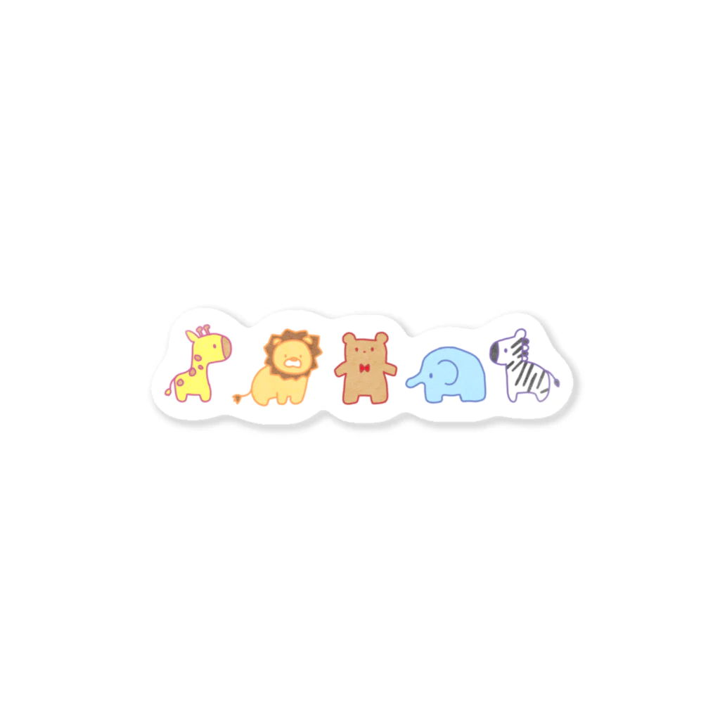 ひまわりのどうぶつえん Sticker