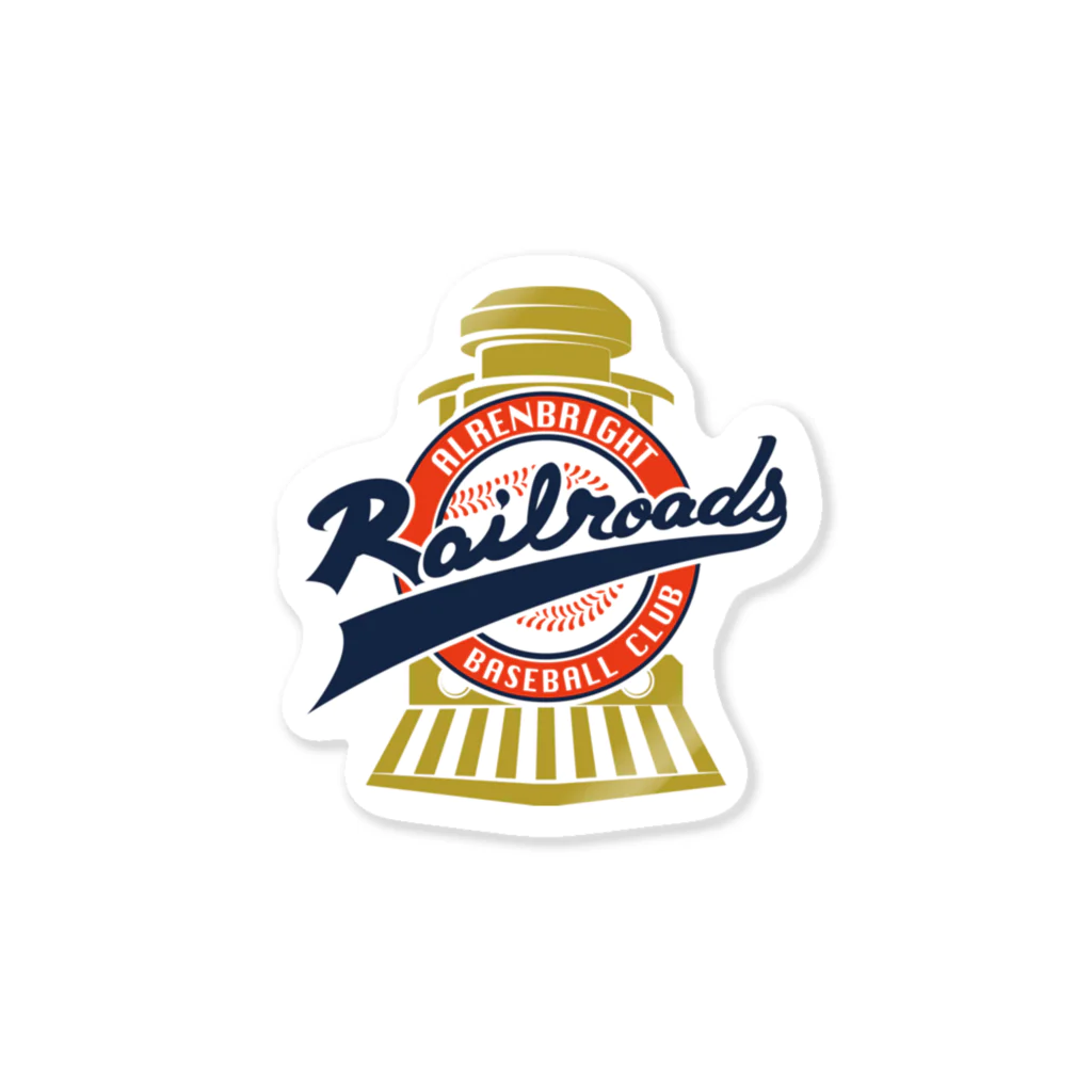 PoooompadoooourのRailroadsロゴ Sticker