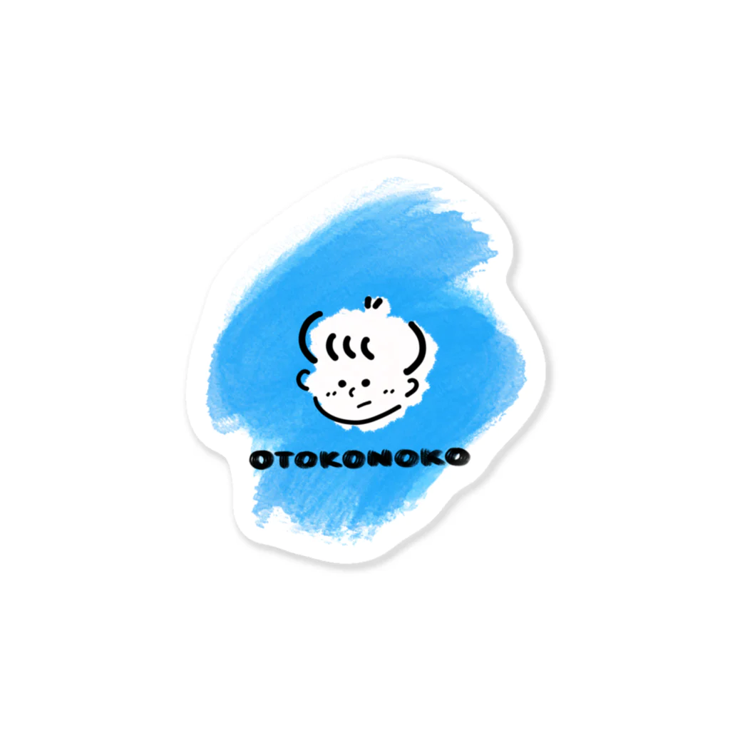 xiangのOTOKONOKO BLUE Sticker