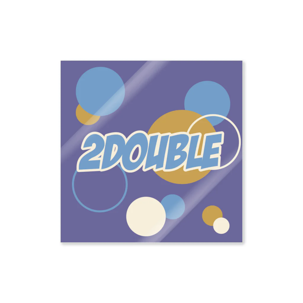 2Doubleのpop  ステッカー