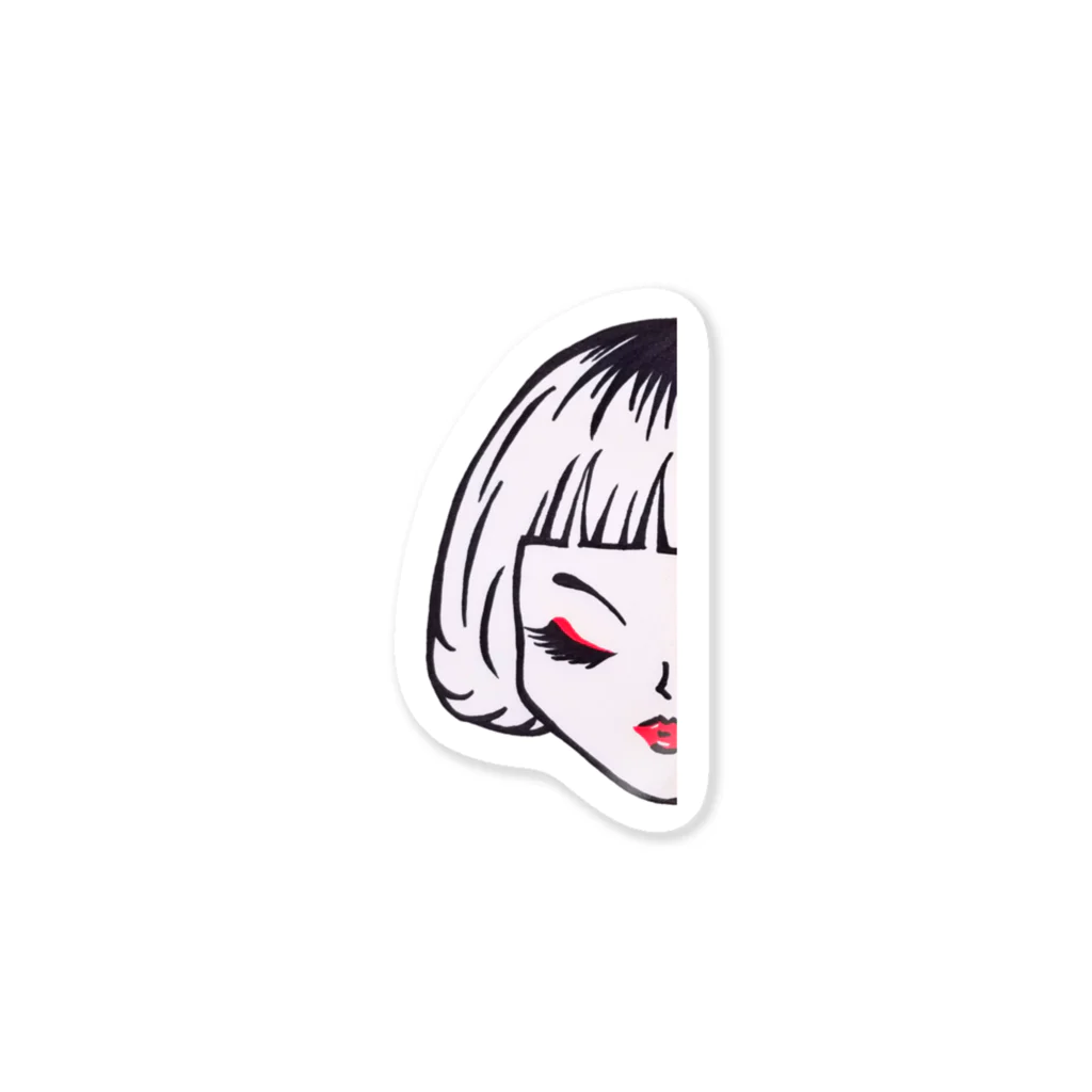 nonon-nのレディーレッド Sticker