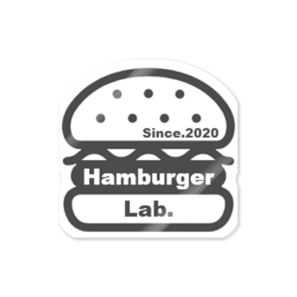 メガネ@バーガーけんきゅういんのHambuger Lab.  ステッカー