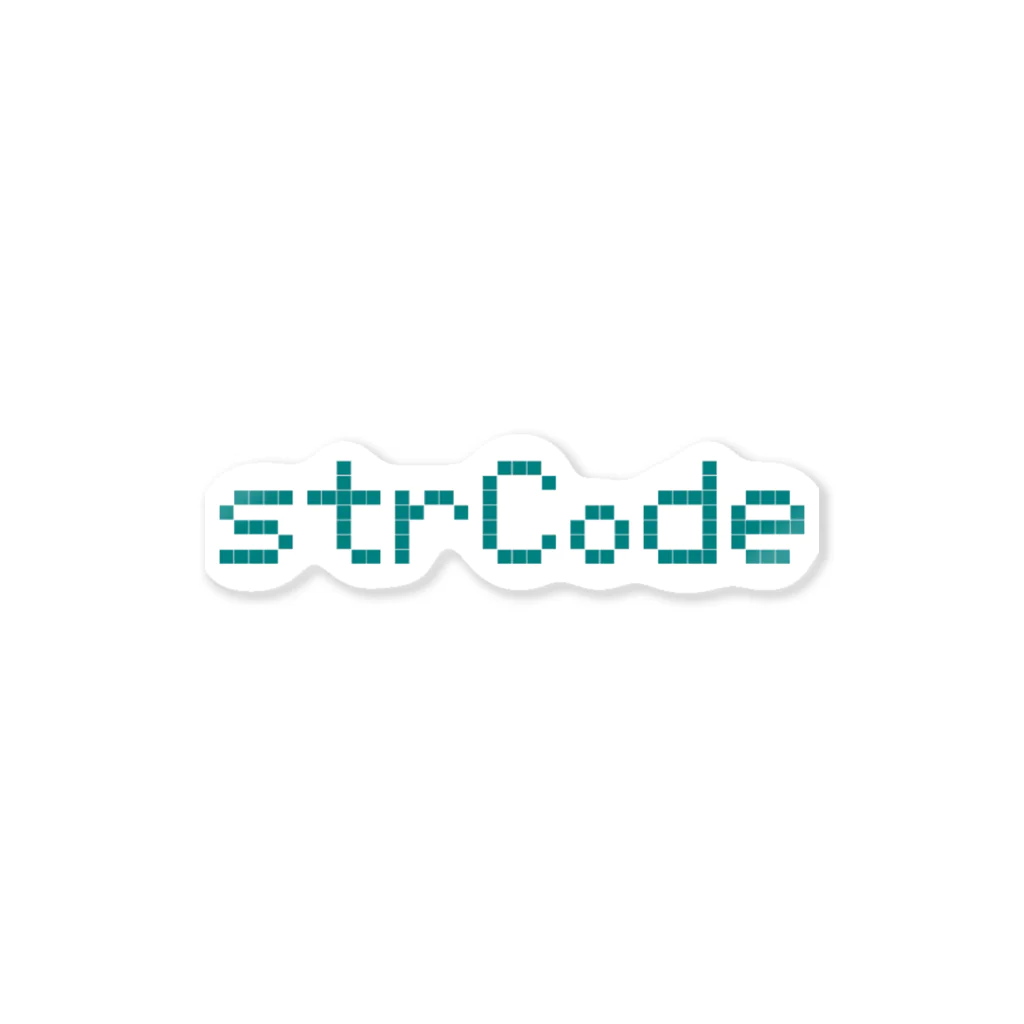 strCodeオフィシャルグッズショップのstrCodeロゴグッズ ステッカー