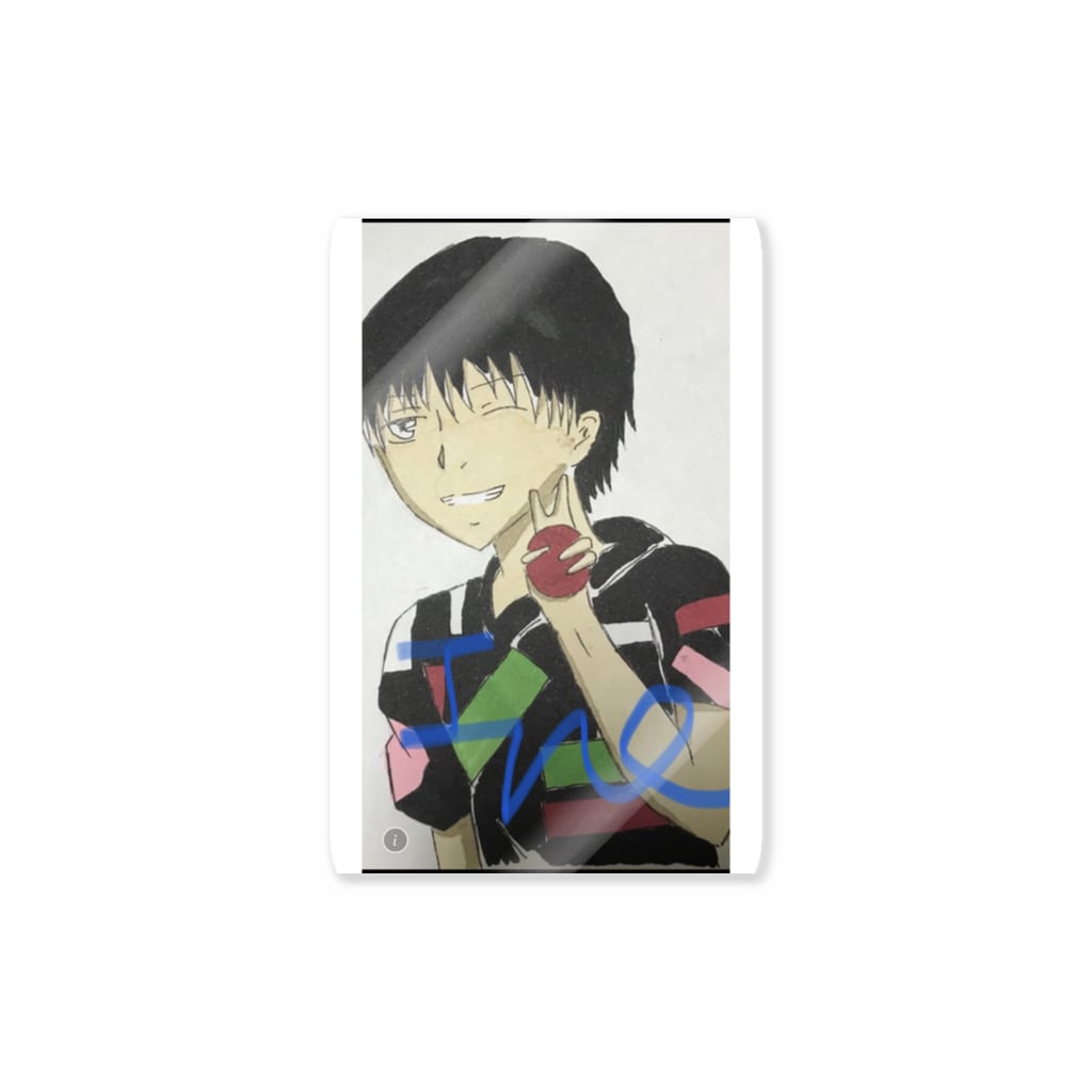 大道芸人ino イラスト サイン入りバージョン 大道芸人ino いの Ino のステッカー通販 Suzuri スズリ