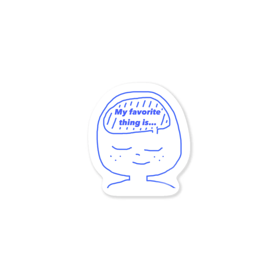 おおきにショップ©のMy favorite thing is... Sticker