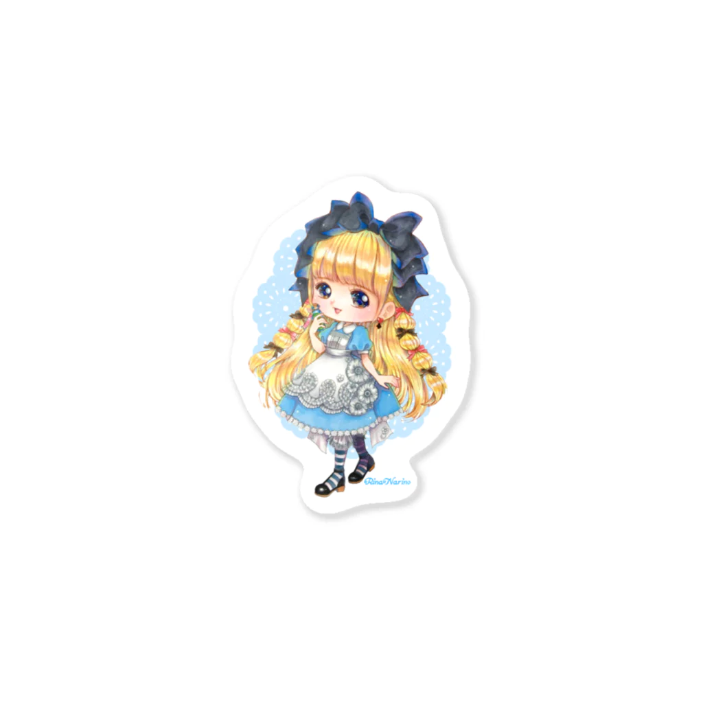 いちごカンパネラSUZURI店のアリスちゃん Sticker