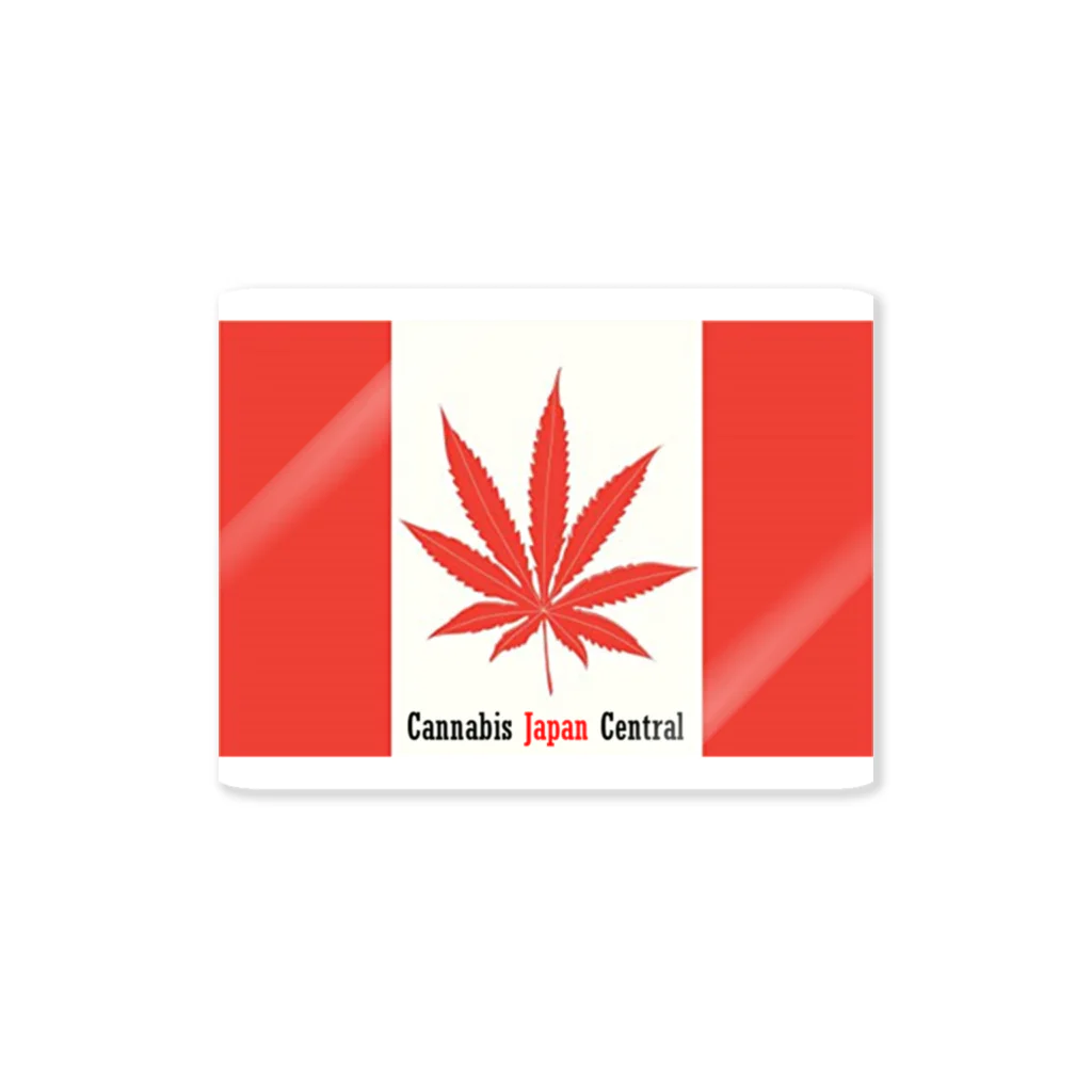 カンナビスジャパンセントラル / Cannabis Japan Centralの大麻/CJCステッカー/national flag Sticker