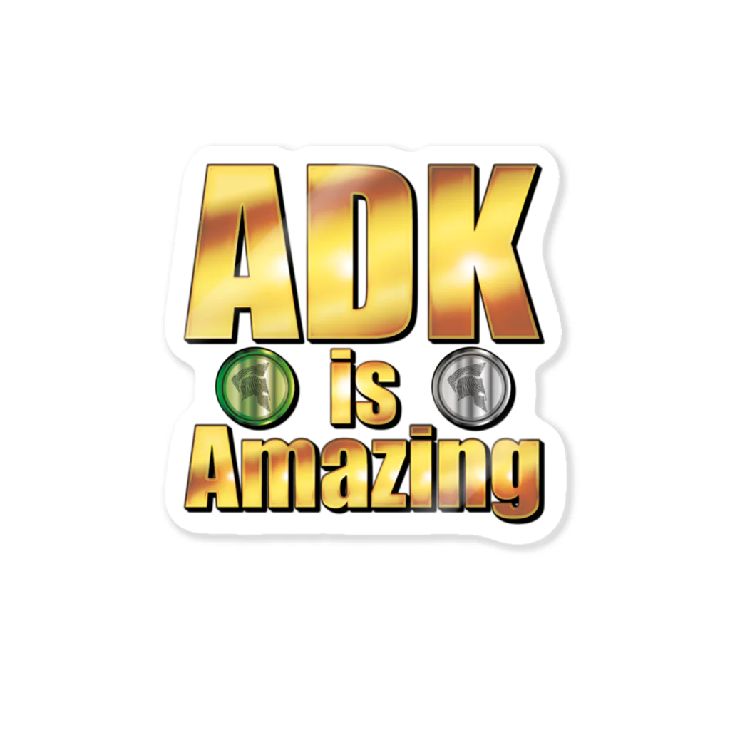 【仮想通貨】ADKグッズ専門店 のADK is Amazing  ステッカー