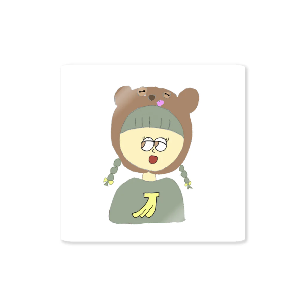 humのティムな女の子 Sticker