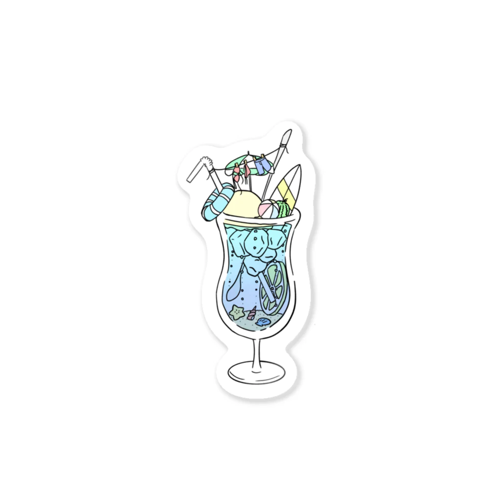 403のSummer soda  float ステッカー ステッカー