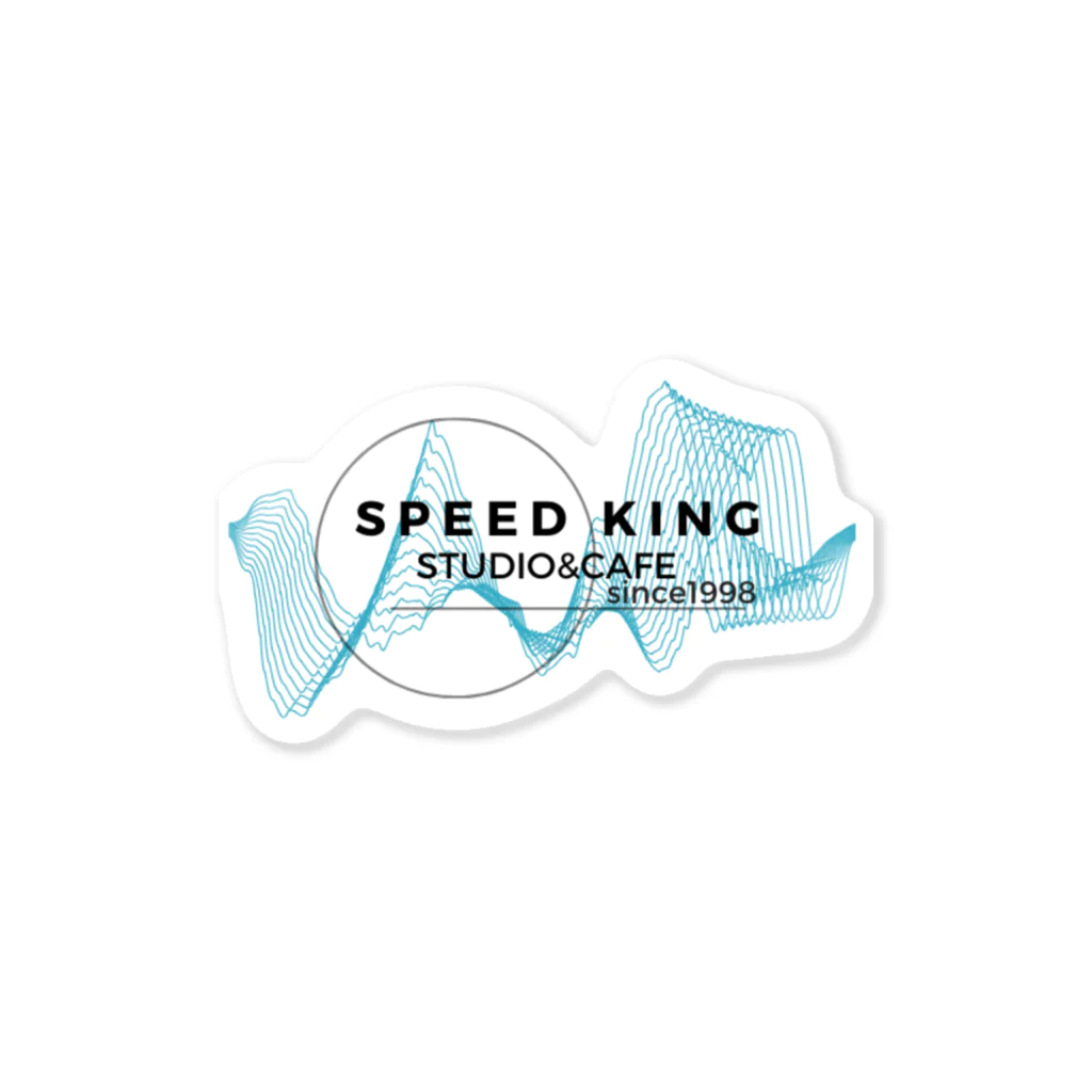 donation for Speed KingのSpeed Kingロゴ ステッカー① ステッカー