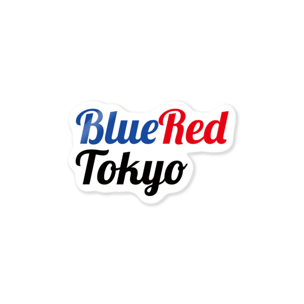 kumiconaShopのBlueRedTokyo_BK 青赤東京 ステッカー