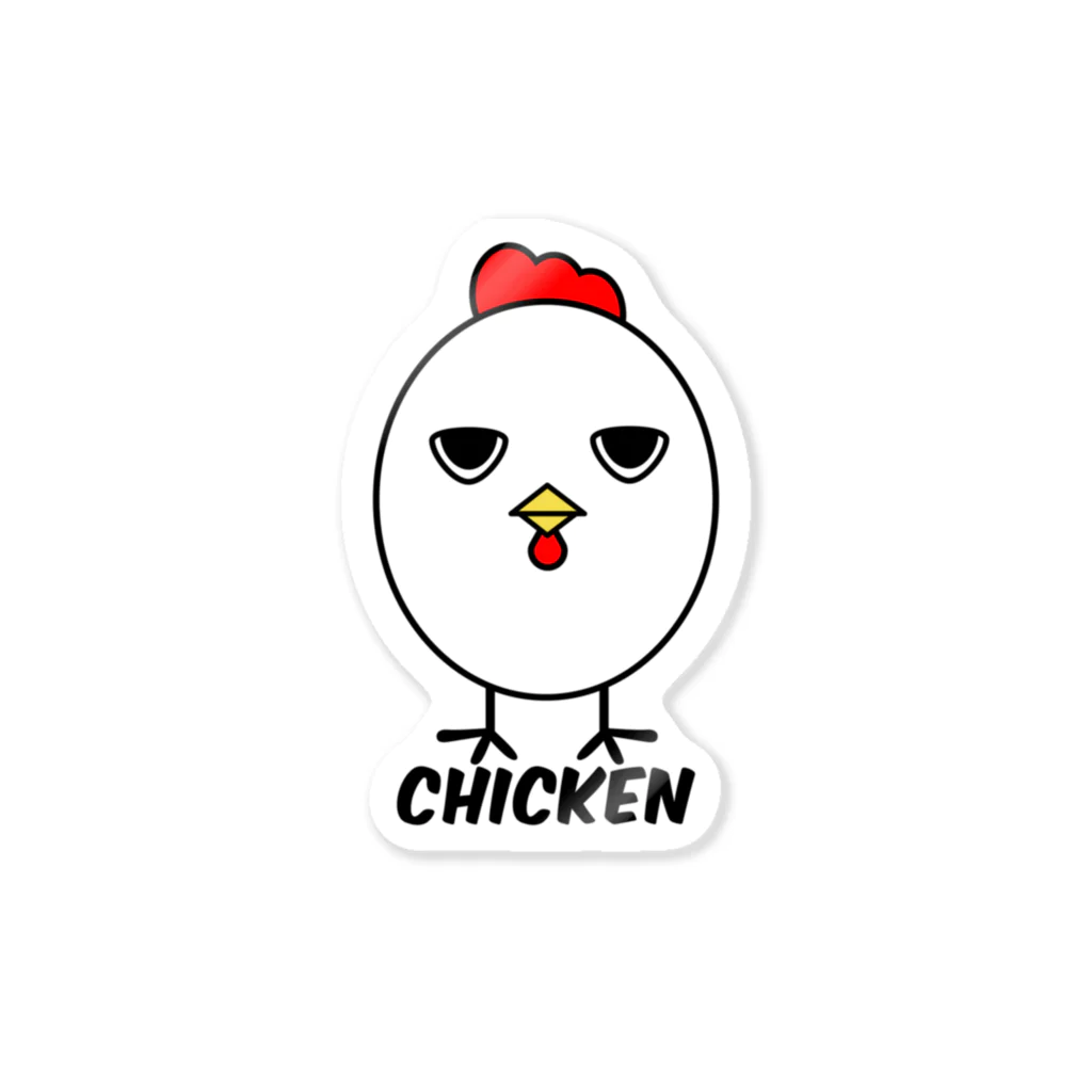 Thunderのchicken(キチン色つき) Sticker