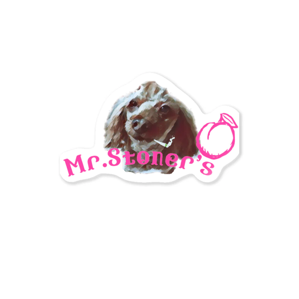 Mr.Stoner'sのMr.Stoner's 【Peach-Line】 ステッカー