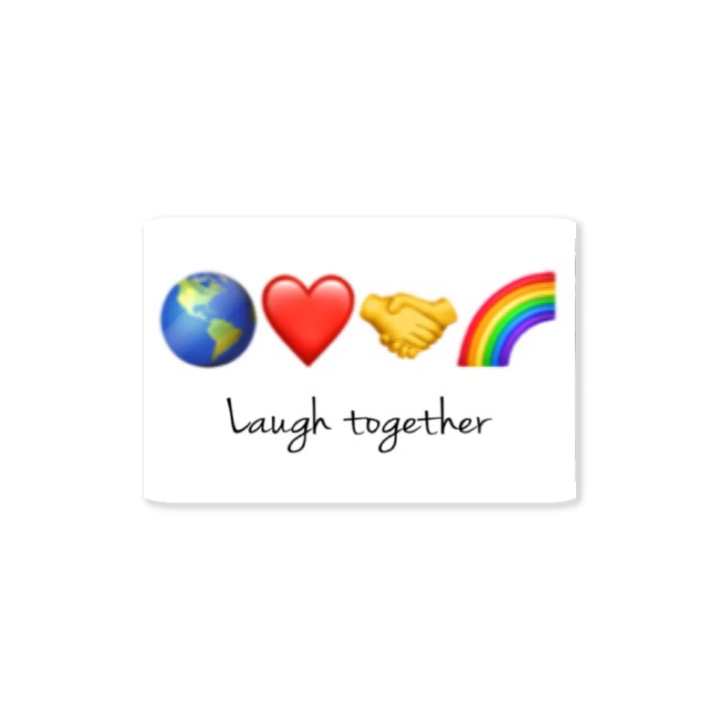 HOPEのLaugh together 2 ステッカー