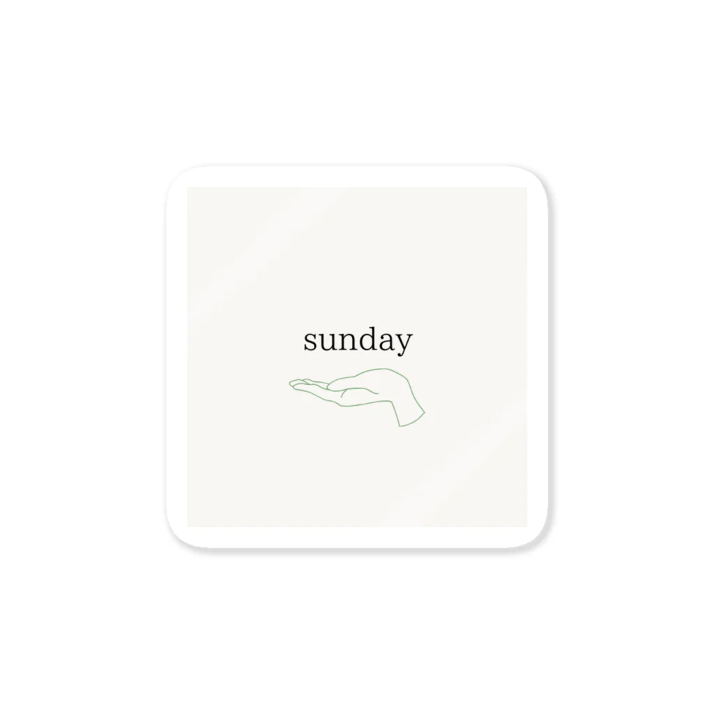 sprout_shopのsunday ステッカー