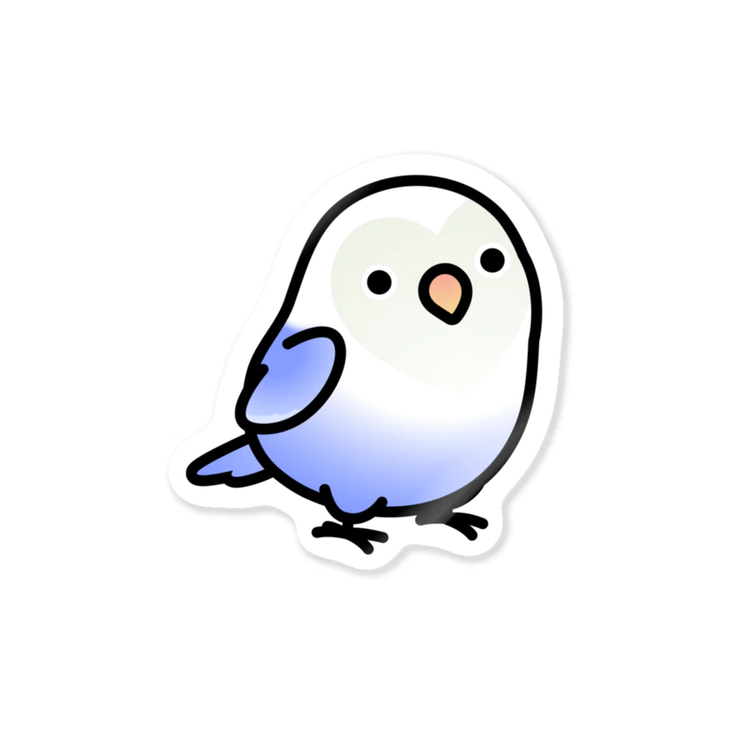 Cody the LovebirdのChubby　Bird ボタンインコ Sticker