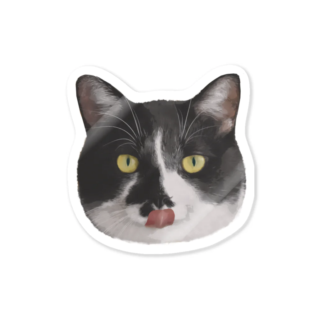 愛猫達の雑貨店のてへぺろマオにゃん Sticker